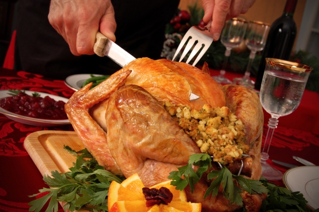 Carving the Christmas Turkey